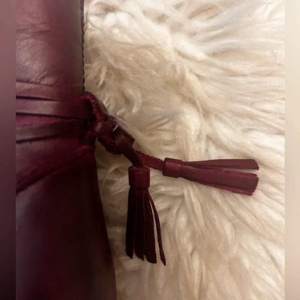 WOLKY ‘Idalia’ Oxblood Leather Booties - Picture 8 of 15
